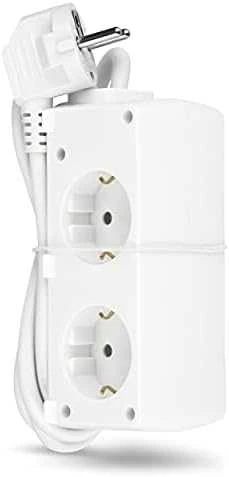 REV Multiple Socket Outlet BiniPlus 6 kartus baltas