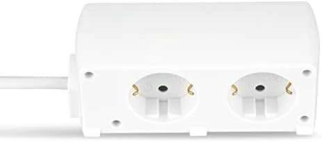 REV Multiple Socket Outlet BiniPlus 6 kartus baltas