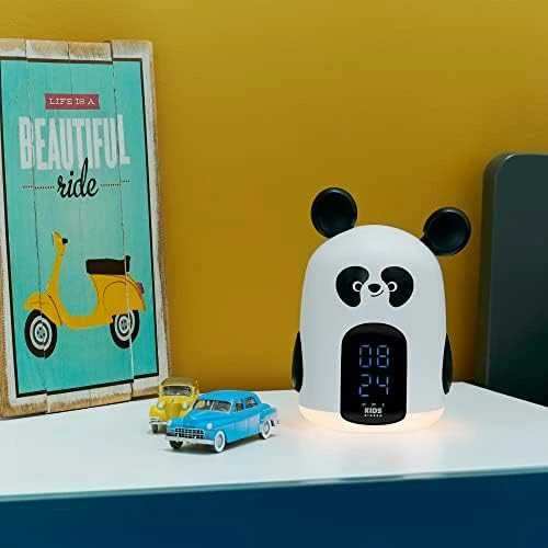 Bigben Kids Žadintuvas - Bigben Vaikų Žadintuvas Su Naktiniu Apšvietimu Ir Trimis Pandos Garsais.