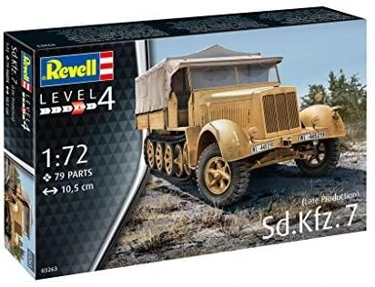 Revell Sd.Kfz. 7 (vėlyva gamyba) Mastelis: 1:72