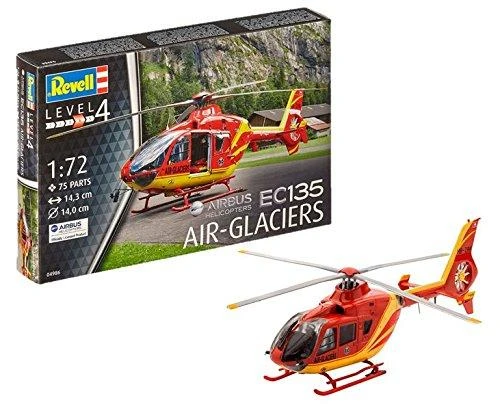 Revell plastikinis modelis Airbus Helicopters EC135 AIR-GLACIERS 1:72