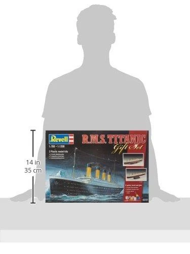 REVELL rinkinys dovanų klijuojamo laivo modelio Titanikas 1:12, 05727