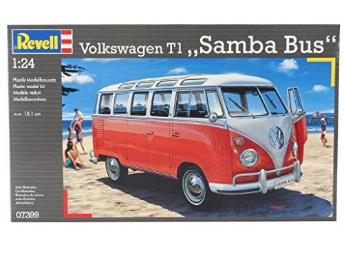Revell 07399 Volkswagen T1 Samba Bus 1:24 plastikinis surenkamas modelis
