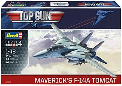 Revell Top Gun F-14A Tomcat lėktuvo modelis 1/48