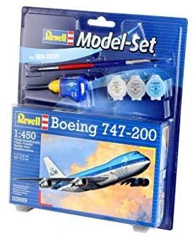 Revell - Boeing 747-200 dovanų komplektas, 1/450, 63999