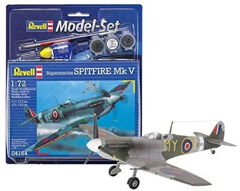 Revell - Spitfire Mk V dovanų komplektas, 1/72, 64164