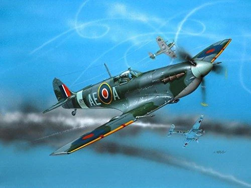 Revell - Spitfire Mk V dovanų komplektas, 1/72, 64164