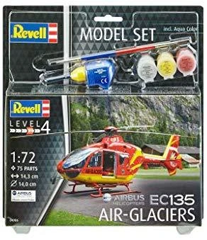 Revell EC135 Air-Glaciers sraigtasparnis 1/72 – dovanų rinkinys