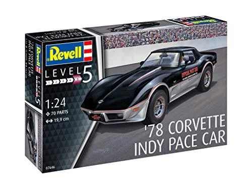 Revell 78 Corvette Indy Pace Car - PLASTIKINIS modeliavimo rinkinys