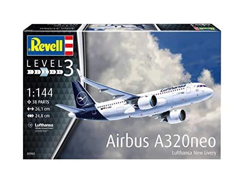 Revell Airbus A320neo Lufthansa 1/144 plastikinis lėktuvo rinkinys