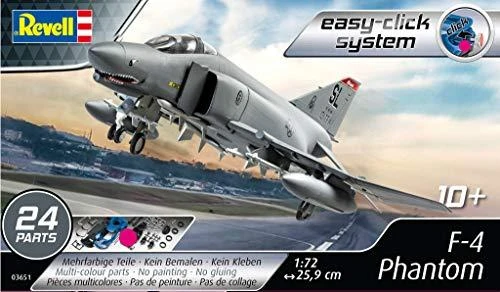 Revell McDonnell F-4E Phantom II 1/72 easy-click lėktuvo rinkinys