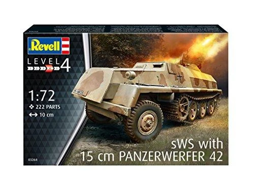 Cobi Revell plastikinis modelis 15 cm Panzerwerfer 42 on sWS 1:72