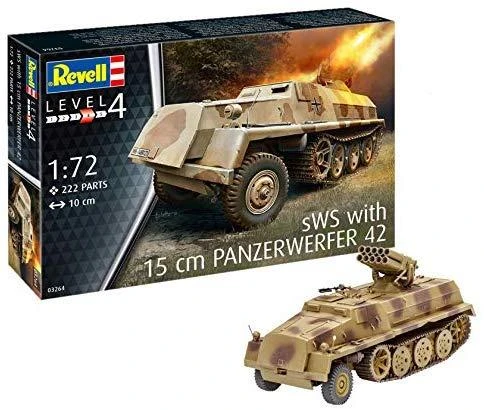 Cobi Revell plastikinis modelis 15 cm Panzerwerfer 42 on sWS 1:72