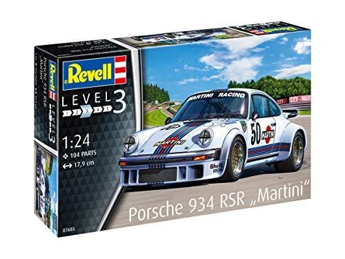 Revell Porsche 934 RSR Martini 1/24 plastikinis modelio rinkinys