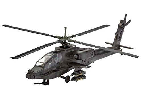Revell AH-64A Apache 1/100 dovanų rinkinys su dažais ir klijais