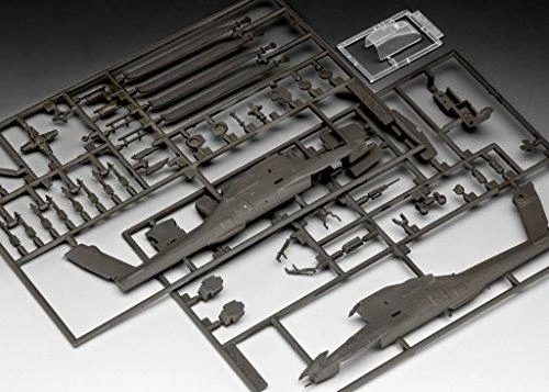 Revell AH-64A Apache 1/100 dovanų rinkinys su dažais ir klijais