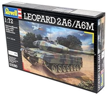 Revell Plastikinis modelis Leopard 2A6/A6M 1:72, rudas