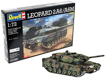 Revell Plastikinis modelis Leopard 2A6/A6M 1:72, rudas
