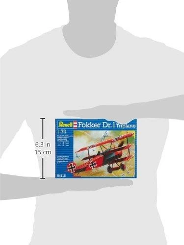 Klijuojamas lėktuvo modelis Revell Fokker DR.1 1:72, 30 d.