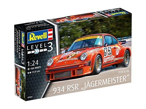 Cobi Revell Porsche 934 RSR Jägermeister 1:24 plastikinis surinkimo rinkinys