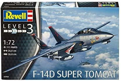 Revell Grumman F-14D Super Tomcat 1/72 plastikinis lėktuvo modelis