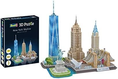 Revell 3D dėlionė: Niujorko panorama (New York Skyline), 123 detalės 00142