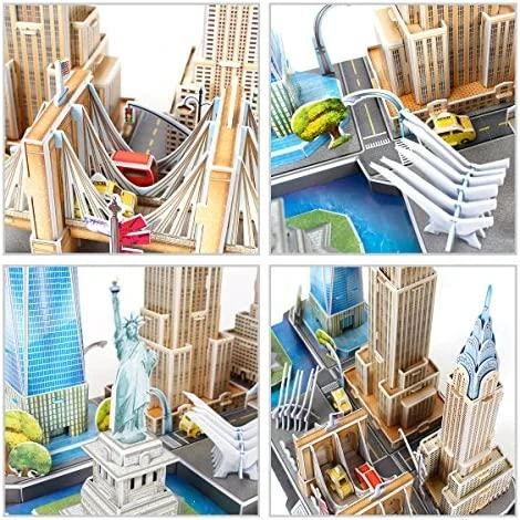 Revell 3D dėlionė: Niujorko panorama (New York Skyline), 123 detalės 00142