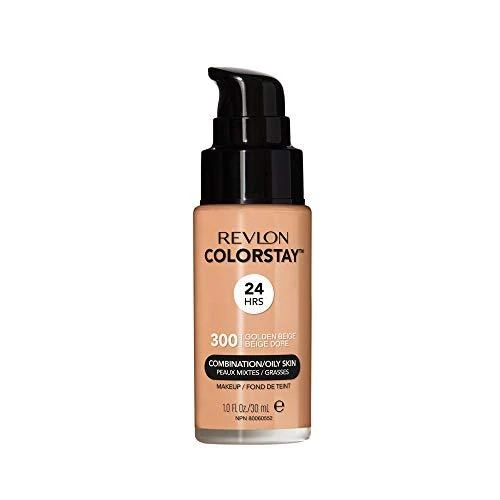 Revlon Colorstay Makeup Combination Oily Skin 30ml 300 Golden rausvas makiažo pagrindas