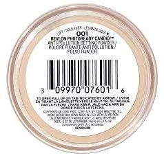 „Revlon PhotoReady Candid“ fiksuojanti pudra nuo taršos, 001, 15 g