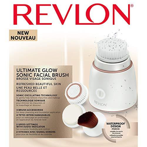 „Revlon“ – „Ultimate Glow“ valomasis ir makiažo garsą suteikiantis veido šepetėlis