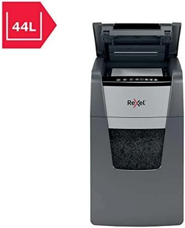 Rexel Optimum 150X smulkintuvas su atidarytu tiektuvu