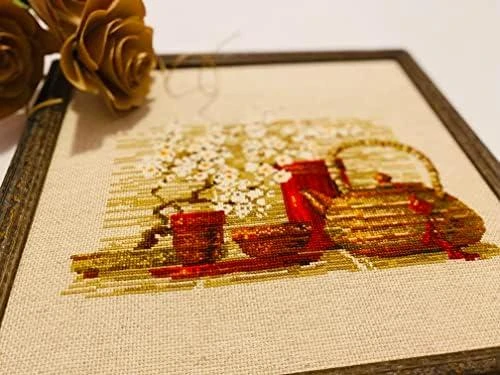 RIOLIS - Create It Yourself - Siuvinėjimo rinkinys „Arbata“ 1122 (30x24 cm)