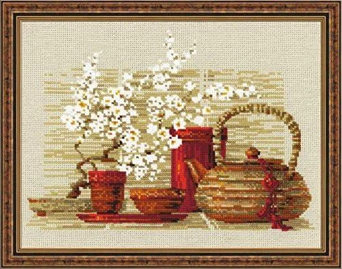 RIOLIS - Create It Yourself - Siuvinėjimo rinkinys „Arbata“ 1122 (30x24 cm)