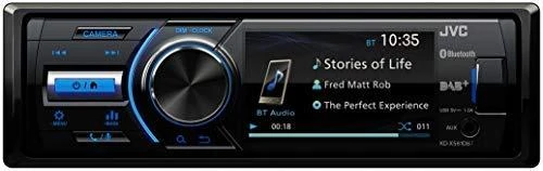 Automagnetola JVC KD-X561DBT automobilinis medijos imtuvas Juoda, Mėlyna 180 W Bluetooth