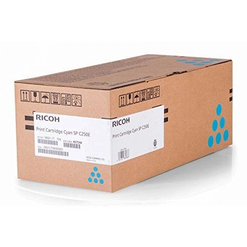 Ricoh SP C250 kasetė, žalsvai mėlyna