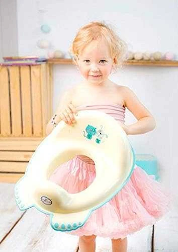 TEGA MS-016-119 Neslystanti tualeto sėdynė TEDDY BEAR smėlio spalvos