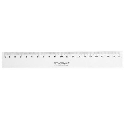 Starpak Linijka plastikowa 20 cm 283237