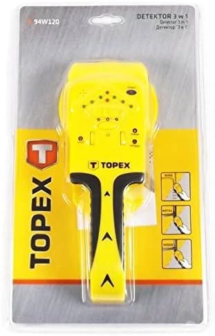 Topex metalo ir medienos ieškiklis 3 in 1