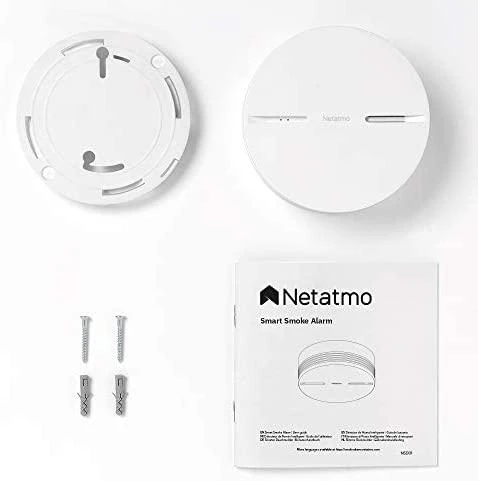 Netatmo NSA-DE, Fotoelektrinis atspindžio detektorius, Balta, 85 dB, Paviršinio montavimo, Plastikas, Horizontalus