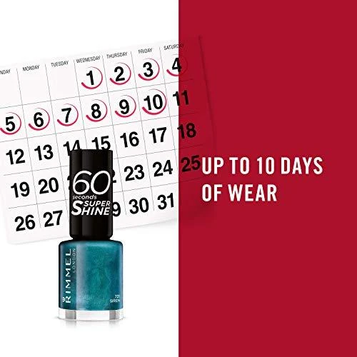 Rimmel London 60 Seconds Nagų lakas, 8 ml