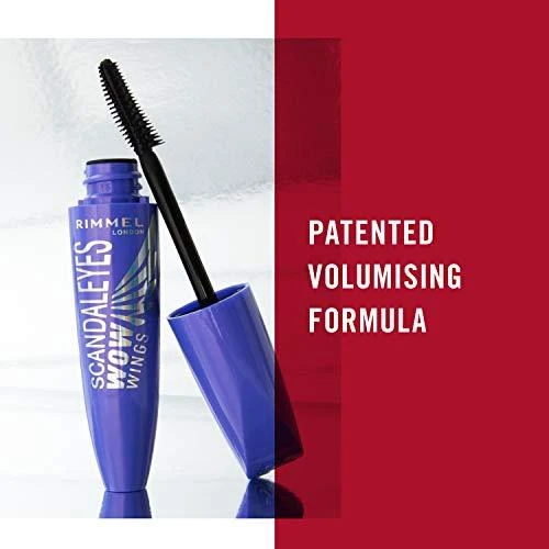 Rimmel London Scandaleyes Wow Wings blakstienų tušas 001 Juodas 12ml