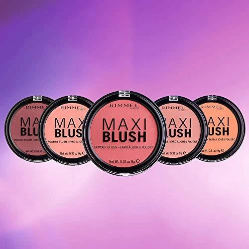 Skaistalai „Rimmel London Maxi Blush Powder Blush 003 Wild Card“ 9 g
