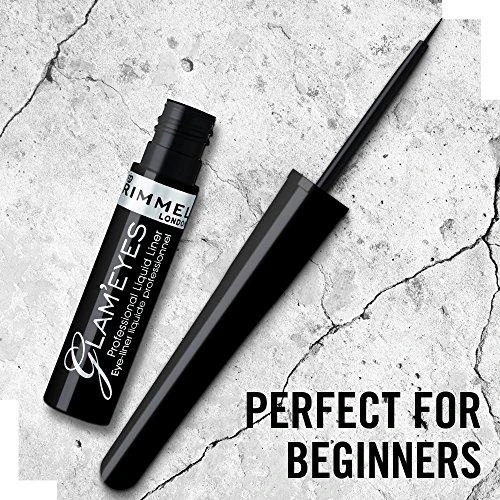 Rimmel London Glam Eyes Profesional Liquid Liner skystas akių pravedimas 001