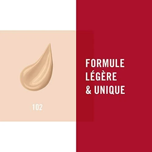 Rimmel London Match Perfection SPF20 makiažo pagrindas Moterims 30 ml, Light Nude 102 - Warm