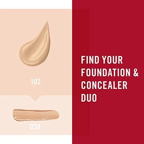 Rimmel London Match Perfection SPF20 makiažo pagrindas Moterims 30 ml, Light Nude 102 - Warm