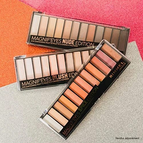 Rimmel London "Rimmel Magnif'eyes" akių šėšėlių paletė Blush Edition 002