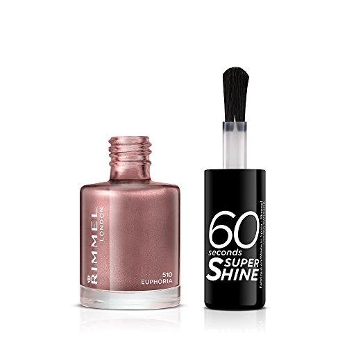 Rimmel London 60 Seconds Super Shine Nagų lakas Moterims 8 ml, 510 Euphoria