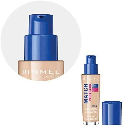 Rimmel London Match Perfection 24HR SPF20 Foundation 081 Fair Ivory, 30 ml