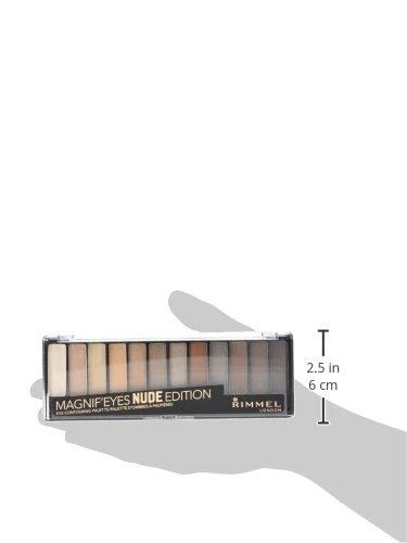 Rimmel London "Rimmel Magnif'eyes" akių kontūravimo paletė "Nude Edition 001