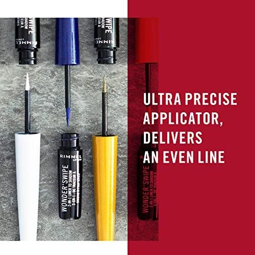 "Rimmel London Wonder Swipe 2 in 1" blizgus akių pieštukas ir akių šešėliai 002 Instafamous 1.7ml